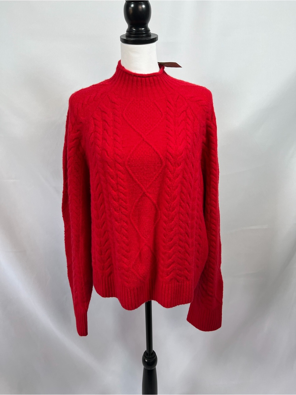 JCrew Roll Neck Cabke Knit Sweater NWT